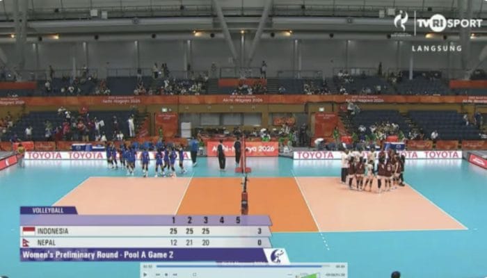 Indonesia Tekuk Nepal, Lolos Delapan Besar Asian Games