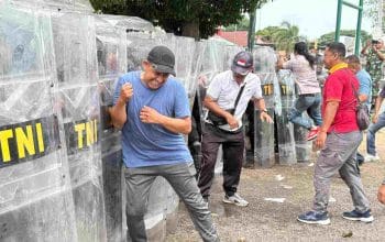 Kodim 0103 Aceh Utara Gelar Simulasi Pengamanan Aksi Massa
