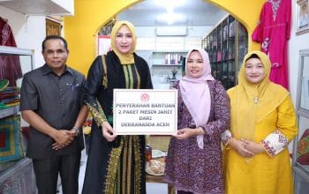 Kak Na Dorong Batik Aceh Utara Angkat Motif Khas