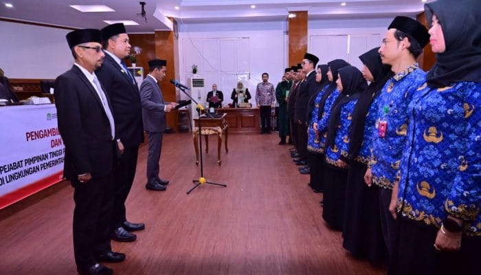 Empat Pejabat Aceh Jaya Bergeser ke Jabatan Baru