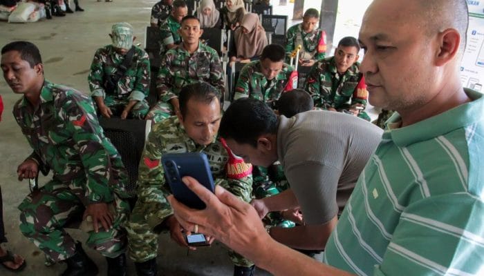 600 Babinsa Aceh Utara Ikuti Aktivasi IKD