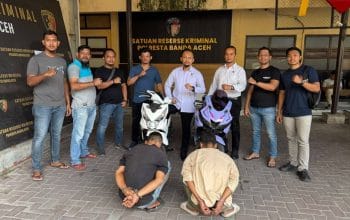 Polresta Banda Aceh Bekuk Dua Terduga Pelaku Curanmor