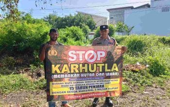 Polresta Banda Aceh Ingatkan Warga Waspada Karhutla