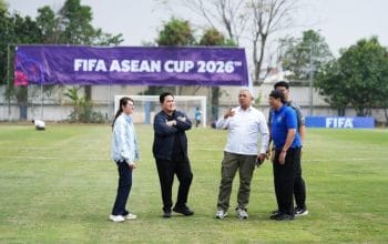 Erick Thohir Cek Tiga Venue Latihan FIFA ASEAN Cup Bandung