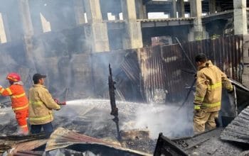 Kios Kayu di Lambaro Terbakar, Kerugian Capai Rp20 Juta