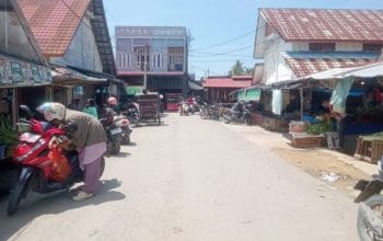 Jalan Pasar Terpadu Lhoksukon Diaspal, Pedagang Lega