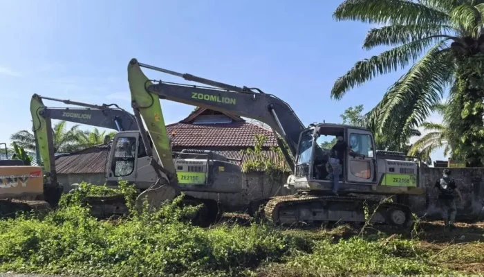 Polisi Gerebek Tambang Emas Ilegal di Nagan, Delapan Orang Diamankan