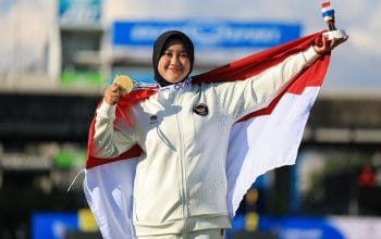 Nurisa Dian Raih Emas Panahan Pertama Indonesia