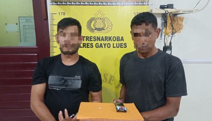 Polres Gayo Lues Amankan ASN dan Pria Lain Terkait Sabu
