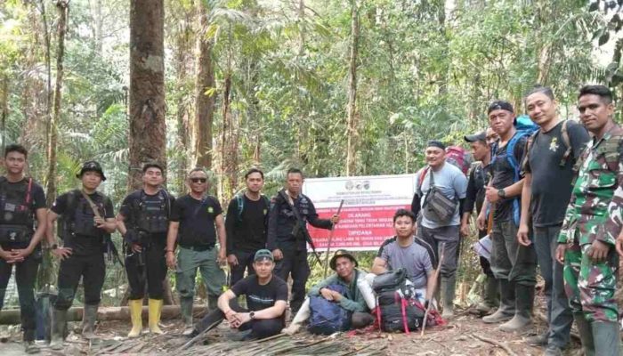 Polda Sulut Tertibkan Tambang Emas Ilegal di Taman Nasional