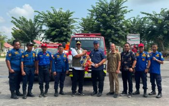 Aceh Tamiang Terima Mobil Damkar dan Lima Pompa Portabel