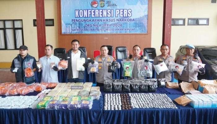 Polres Metro Ungkap 86 Kasus Narkotika, 122 Tersangka