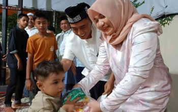 Kapolres Lhokseumawe Santuni 40 Anak Yatim dari Lima Desa