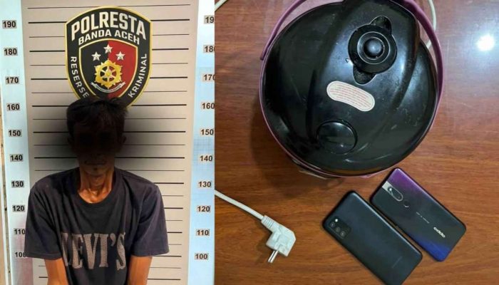 Residivis Curanmor Ditangkap dalam Kasus Pencurian Kos Mahasiswi